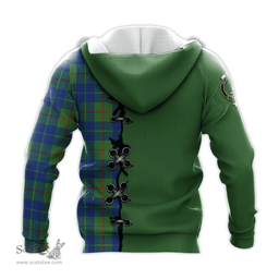 Scottish Barclay Hunting Ancient Clan Tartan Hoodie - Lion Rampant And Celtic Thistle Style Scottish Plaid Tartan Plaid