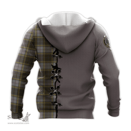 Scottish Buchanan Dress Clan Tartan Hoodie - Lion Rampant And Celtic Thistle Style Scottish Plaid Tartan Plaid