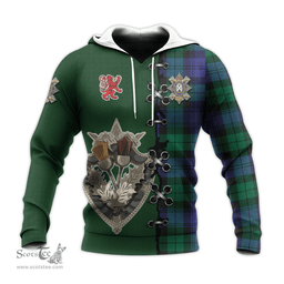 Scottish Black Watch Modern of Canada Clan Tartan Hoodie - Lion Rampant And Celtic Thistle Style Scottish Plaid Tartan Plaid