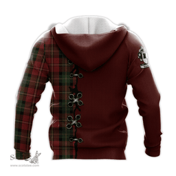 Scottish Blackstock Red Dress Clan Tartan Hoodie - Lion Rampant And Celtic Thistle Style Scottish Plaid Tartan Plaid
