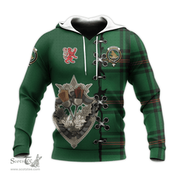Scottish Beveridge Clan Tartan Hoodie - Lion Rampant And Celtic Thistle Style Scottish Plaid Tartan Plaid