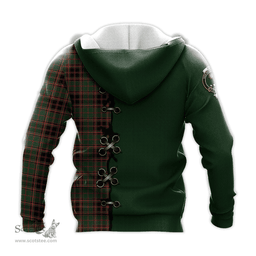 Scottish Buchan Modern Clan Tartan Hoodie - Lion Rampant And Celtic Thistle Style Scottish Plaid Tartan Plaid