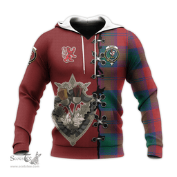 Scottish Byres (Byses) Clan Tartan Hoodie - Lion Rampant And Celtic Thistle Style Scottish Plaid Tartan Plaid