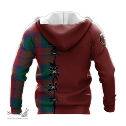 Scottish Byres (Byses) Clan Tartan Hoodie - Lion Rampant And Celtic Thistle Style Scottish Plaid Tartan Plaid