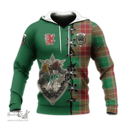Scottish Baxter Modern Clan Tartan Hoodie - Lion Rampant And Celtic Thistle Style Scottish Plaid Tartan Plaid