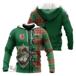 Scottish Baxter Modern Clan Tartan Hoodie - Lion Rampant And Celtic Thistle Style Scottish Plaid Tartan Plaid