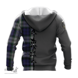 Scottish Baird Dress Clan Tartan Hoodie - Lion Rampant And Celtic Thistle Style Scottish Plaid Tartan Plaid