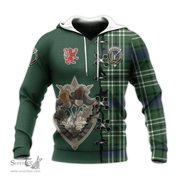 Scottish Blackadder Clan Tartan Hoodie - Lion Rampant And Celtic Thistle Style Scottish Plaid Tartan Plaid