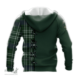 Scottish Blackadder Clan Tartan Hoodie - Lion Rampant And Celtic Thistle Style Scottish Plaid Tartan Plaid