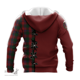 Scottish Bruce Old Clan Tartan Hoodie - Lion Rampant And Celtic Thistle Style Scottish Plaid Tartan Plaid