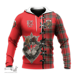Scottish Binning Clan Tartan Hoodie - Lion Rampant And Celtic Thistle Style Scottish Plaid Tartan Plaid