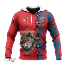 Scottish Blane Clan Tartan Hoodie - Lion Rampant And Celtic Thistle Style Scottish Plaid Tartan Plaid