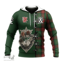 Scottish Blackstock Hunting Clan Tartan Hoodie - Lion Rampant And Celtic Thistle Style Scottish Plaid Tartan Plaid