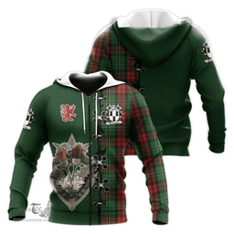 Scottish Blackstock Hunting Clan Tartan Hoodie - Lion Rampant And Celtic Thistle Style Scottish Plaid Tartan Plaid