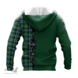 Scottish Arbuthnot Ancient Clan Tartan Hoodie - Lion Rampant And Celtic Thistle Style Scottish Plaid Tartan Plaid