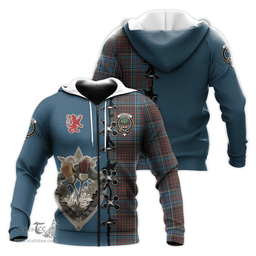 Scottish Anderson Highland Society of London Clan Tartan Hoodie - Lion Rampant And Celtic Thistle Style Scottish Plaid Tartan Plaid
