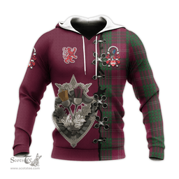 Scottish Crawford of NewZealand Clan Tartan Hoodie - Lion Rampant And Celtic Thistle Style Scottish Plaid Tartan Plaid