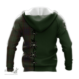Scottish Cunningham Hunting Modern Clan Tartan Hoodie - Lion Rampant And Celtic Thistle Style Scottish Plaid Tartan Plaid