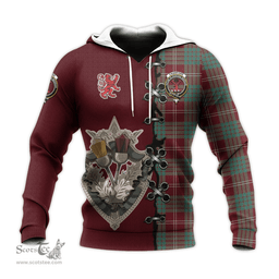 Scottish Crawford Modern Clan Tartan Hoodie - Lion Rampant And Celtic Thistle Style Scottish Plaid Tartan Plaid