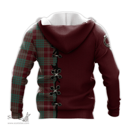 Scottish Crawford Modern Clan Tartan Hoodie - Lion Rampant And Celtic Thistle Style Scottish Plaid Tartan Plaid