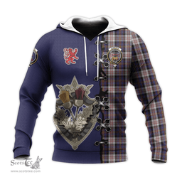 Scottish Cameron of Erracht Dress Clan Tartan Hoodie - Lion Rampant And Celtic Thistle Style Scottish Plaid Tartan Plaid