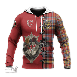 Scottish Drummond of Strathallan Modern Clan Tartan Hoodie - Lion Rampant And Celtic Thistle Style Scottish Plaid Tartan Plaid