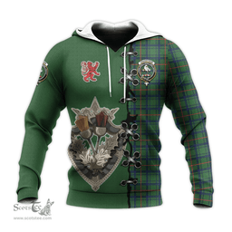 Scottish Cranstoun Clan Tartan Hoodie - Lion Rampant And Celtic Thistle Style Scottish Plaid Tartan Plaid