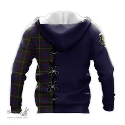 Scottish Durie Clan Tartan Hoodie - Lion Rampant And Celtic Thistle Style Scottish Plaid Tartan Plaid