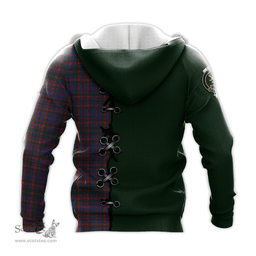 Scottish Cumming Clan Tartan Hoodie - Lion Rampant And Celtic Thistle Style Scottish Plaid Tartan Plaid