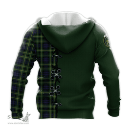 Scottish Campbell of Breadalbane Modern Clan Tartan Hoodie - Lion Rampant And Celtic Thistle Style Scottish Plaid Tartan Plaid