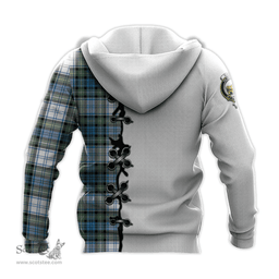 Scottish Campbell Dress Ancient Clan Tartan Hoodie - Lion Rampant And Celtic Thistle Style Scottish Plaid Tartan Plaid