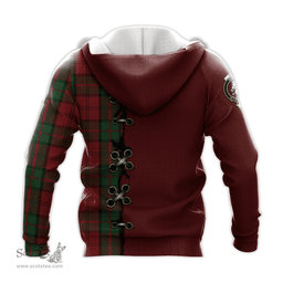 Scottish Dunbar Clan Tartan Hoodie - Lion Rampant And Celtic Thistle Style Scottish Plaid Tartan Plaid
