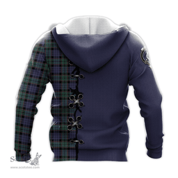 Scottish Fletcher Modern Clan Tartan Hoodie - Lion Rampant And Celtic Thistle Style Scottish Plaid Tartan Plaid