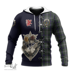 Scottish Davidson of Tulloch Dress Clan Tartan Hoodie - Lion Rampant And Celtic Thistle Style Scottish Plaid Tartan Plaid