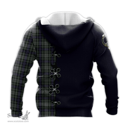 Scottish Davidson of Tulloch Dress Clan Tartan Hoodie - Lion Rampant And Celtic Thistle Style Scottish Plaid Tartan Plaid