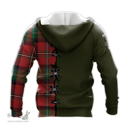 Scottish Fullerton Clan Tartan Hoodie - Lion Rampant And Celtic Thistle Style Scottish Plaid Tartan Plaid