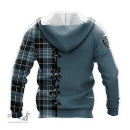 Scottish Clark Ancient Clan Tartan Hoodie - Lion Rampant And Celtic Thistle Style Scottish Plaid Tartan Plaid