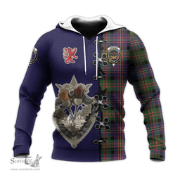 Scottish Cameron of Erracht Modern Clan Tartan Hoodie - Lion Rampant And Celtic Thistle Style Scottish Plaid Tartan Plaid