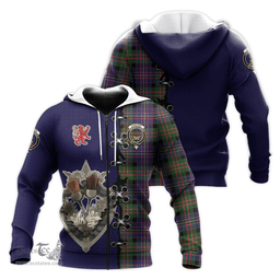 Scottish Cameron of Erracht Modern Clan Tartan Hoodie - Lion Rampant And Celtic Thistle Style Scottish Plaid Tartan Plaid