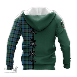 Scottish Campbell of Cawdor Ancient Clan Tartan Hoodie - Lion Rampant And Celtic Thistle Style Scottish Plaid Tartan Plaid