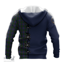 Scottish Ferguson Old Clan Tartan Hoodie - Lion Rampant And Celtic Thistle Style Scottish Plaid Tartan Plaid