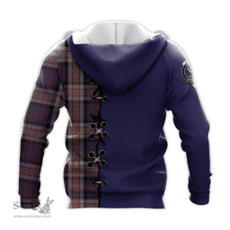 Scottish Carnegie Clan Tartan Hoodie - Lion Rampant And Celtic Thistle Style Scottish Plaid Tartan Plaid