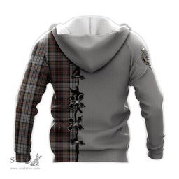 Scottish Douglas Ancient Dress Clan Tartan Hoodie - Lion Rampant And Celtic Thistle Style Scottish Plaid Tartan Plaid