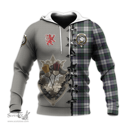 Scottish Campbell of Cawdor Dress Clan Tartan Hoodie - Lion Rampant And Celtic Thistle Style Scottish Plaid Tartan Plaid