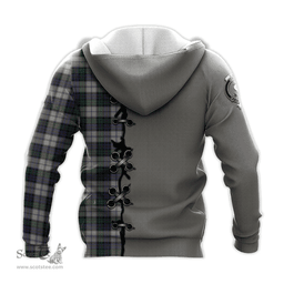Scottish Campbell of Cawdor Dress Clan Tartan Hoodie - Lion Rampant And Celtic Thistle Style Scottish Plaid Tartan Plaid
