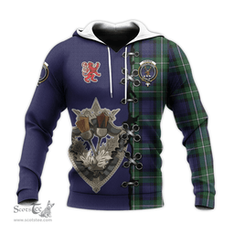 Scottish Forbes Clan Tartan Hoodie - Lion Rampant And Celtic Thistle Style Scottish Plaid Tartan Plaid