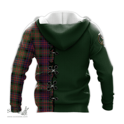 Scottish Carnegie Modern Clan Tartan Hoodie - Lion Rampant And Celtic Thistle Style Scottish Plaid Tartan Plaid