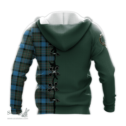 Scottish Fergusson Ancient Clan Tartan Hoodie - Lion Rampant And Celtic Thistle Style Scottish Plaid Tartan Plaid
