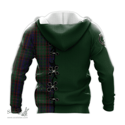 Scottish Cunningham Hunting Clan Tartan Hoodie - Lion Rampant And Celtic Thistle Style Scottish Plaid Tartan Plaid