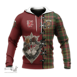 Scottish Drummond of Strathallan Clan Tartan Hoodie - Lion Rampant And Celtic Thistle Style Scottish Plaid Tartan Plaid